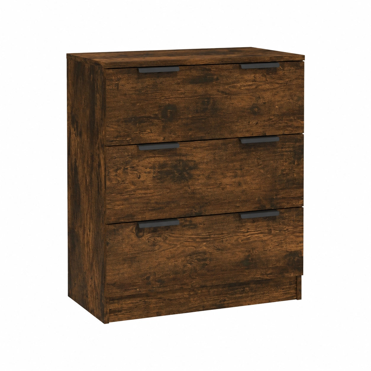 Consolle Moderna in Rovere Fumo con Ante e Cassetti 60x30x70 cm
