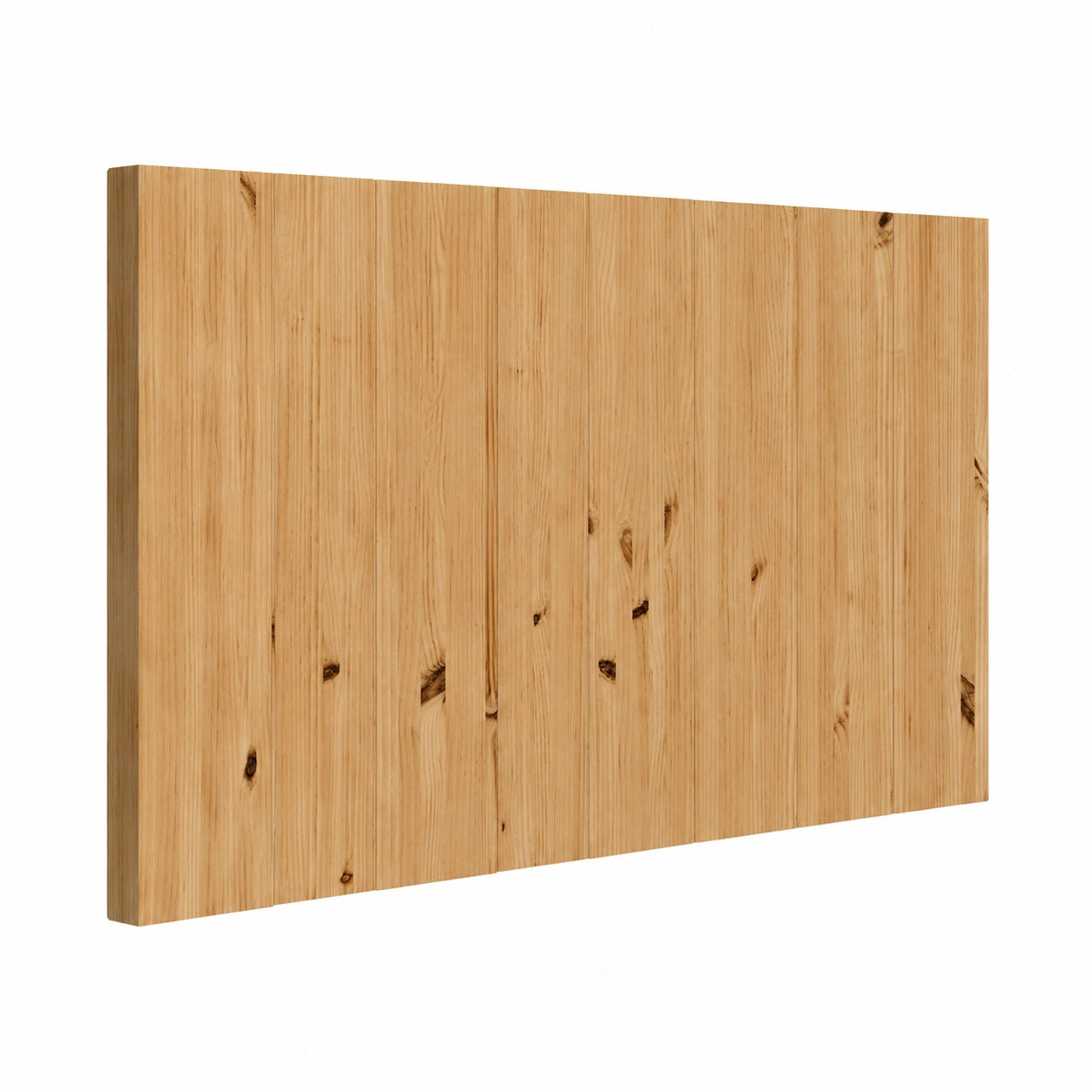 Testiera letto singolo in legno nordico 100x80 cm artigianale
